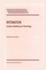 Image for Intonation: Analysis, Modelling and Technology