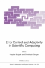 Image for Error control and adaptivity in scientific computing