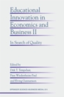 Image for Educational Innovation in Economics and Business II: In Search of Quality