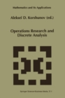 Image for Operations Research and Discrete Analysis