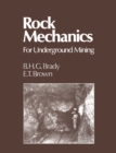 Image for Rock Mechanics: For Underground Mining