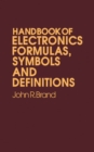 Image for Handbook of Electronic Formulas, Symbols and Definitions