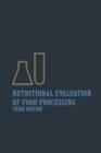 Image for Nutritional Evaluation of Food Processing