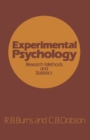 Image for Experimental psychology: research methods and statistics