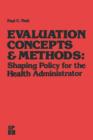 Image for Evaluation Concepts &amp; Methods