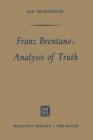 Image for Franz Brentano’s Analysis of Truth