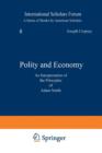 Image for Polity and Economy : An Interpretation of the Principles of Adam Smith