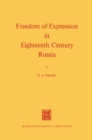 Image for Freedom of Expression in Eighteenth Century Russia