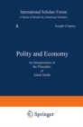 Image for Polity and Economy: An Interpretation of the Principles of Adam Smith : 8