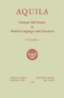 Image for Aquila: Chestnut Hill Studies in Modern Languages and Literatures. : 1