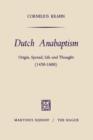 Image for Dutch Anabaptism