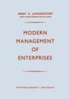 Image for Modern Management of Enterprises