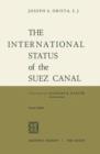 Image for The International Status of the Suez Canal