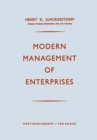 Image for Modern Management of Enterprises