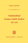 Image for Neudeutschland, German Catholic Students 1919-1939