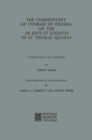 Image for Commentary of Conrad of Prussia on the De Ente et Essentia of St. Thomas Aquinas: Introduction and Comments