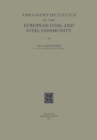 Image for The Court of Justice of the European Coal and Steel Community