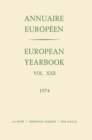 Image for European Yearbook / Annuaire Europeen: Vol. XXII