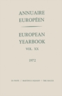 Image for Annuaire Europeen / European Year Book: Vol. XX