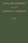 Image for Annuaire Europeen / European Yearbook : 17