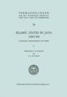 Image for Islamic States in Java 1500-1700: Eight Dutch Books and Articles by Dr H.J. de Graaf