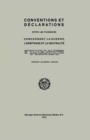 Image for Conventions and Declarations: Between the Powers Concerning War, Arbitration and Neutrality