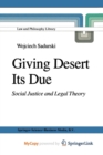 Image for Giving Desert Its Due