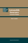 Image for Automobile insurance: actuarial models