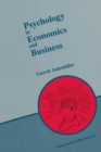 Image for Psychology in Economics and Business: An Introduction to Economic Psychology