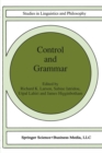 Image for Control and Grammar : v. 48