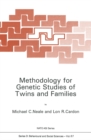 Image for Methodology for genetic studies of twins and families