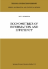 Image for Econometrics of information and efficiency