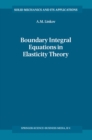 Image for Boundary integral equations in elasticity theory