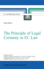 Image for The principle of legal certainty in EC law