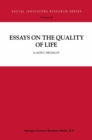 Image for Essays on the quality of life