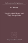 Image for Handbook of means and their inequalities