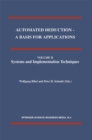 Image for Automated Deduction - A Basis for Applications Volume I Foundations - Calculi and Methods Volume II Systems and Implementation Techniques Volume III Applications