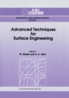 Image for Advanced Techniques for Surface Engineering