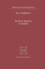Image for Boolean algebras in analysis