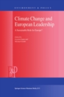Image for Climate change and European leadership: a sustainable role for Europe?