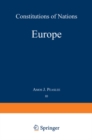 Image for Volume III - Europe: Constitutions of Nations