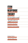 Image for Item Response Theory: Principles and Applications