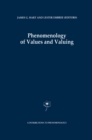 Image for Phenomenology of Values and Valuing