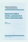 Image for Predicative Forms in Natural Language and in Lexical Knowledge Bases