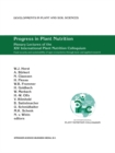 Image for Progress in Plant Nutrition: Plenary Lectures of the XIV International Plant Nutrition Colloquium: Food security and sustainability of agro-ecosystems through basic and applied research : v. 98