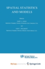 Image for Spatial Statistics and Models