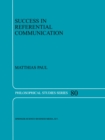 Image for Success in Referential Communication : v.80