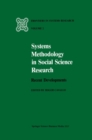 Image for Systems Methodology in Social Science Research: Recent Developments
