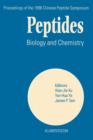 Image for Peptides : Biology and Chemistry