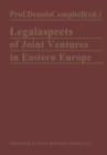 Image for Legal Aspects of Joint Ventures in Eastern Europe